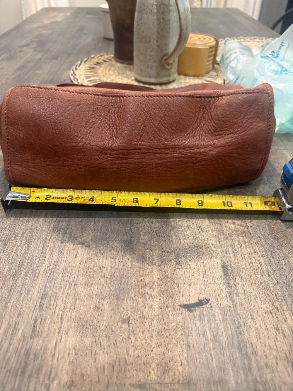 American Leather Co. Women's Brown Leather Shoulder Bag - Picture 9 of 9